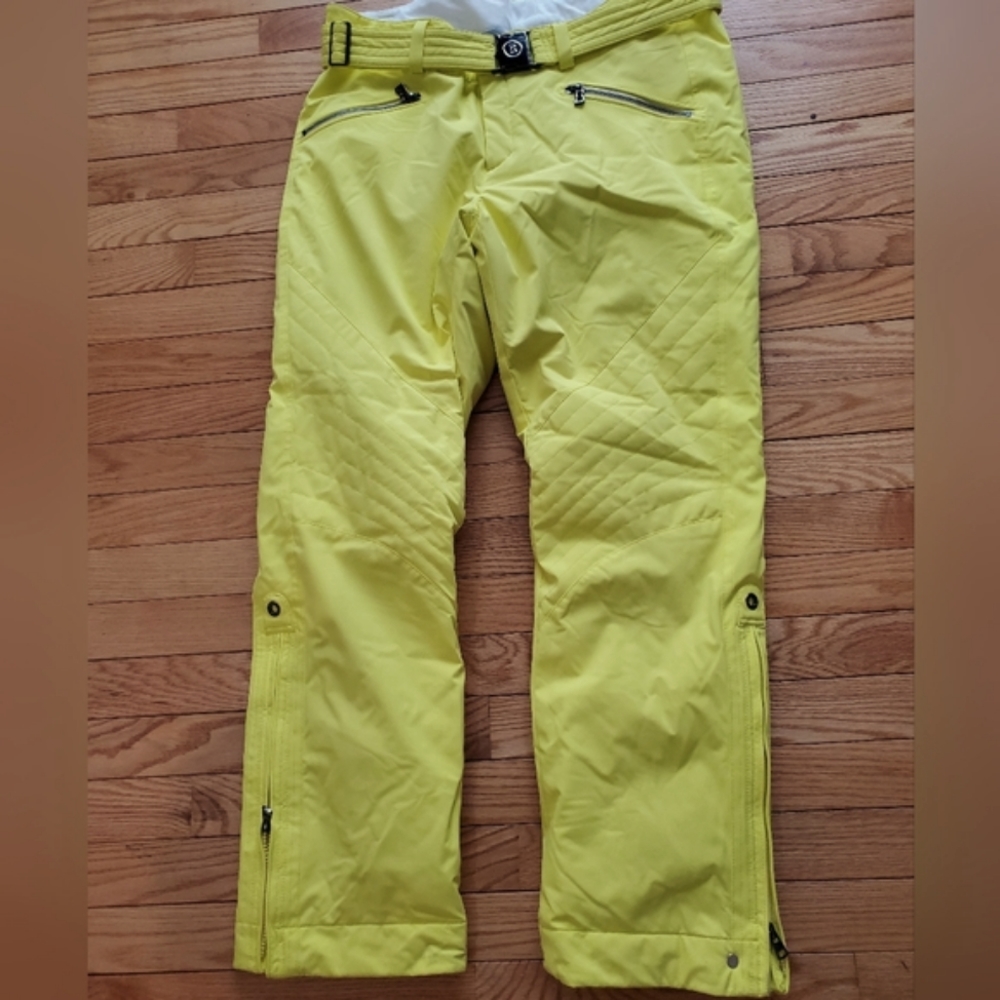 Bogner Men's Bright Yellow Ski Pants